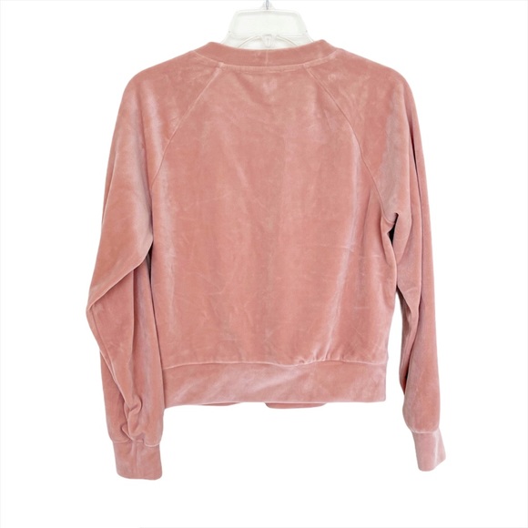 Cupcakes & Cashmere Elio Velour Sweatshirt Pink - Picture 2 of 7